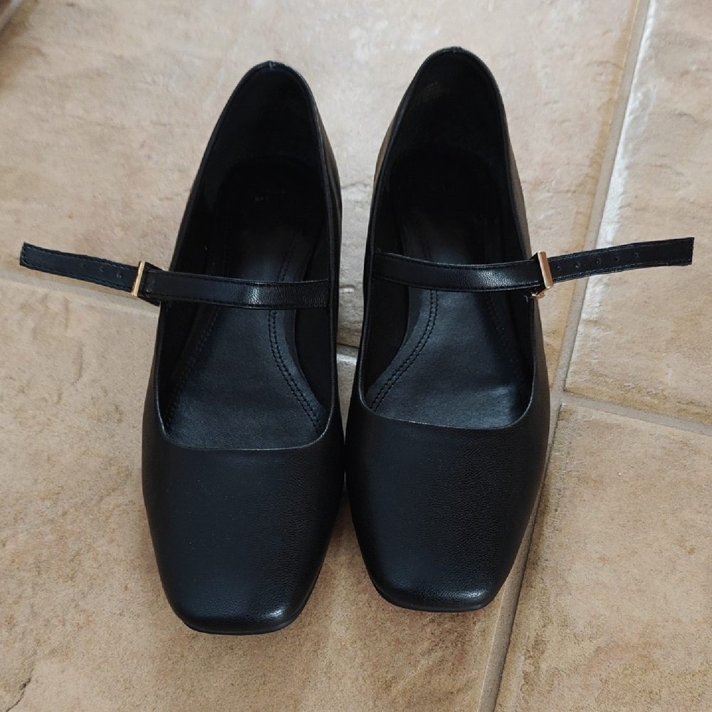 H&M Black Mary Jane Flats